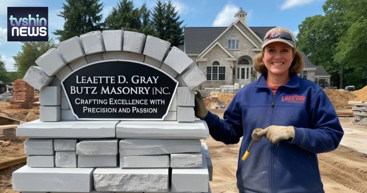 Leaette D. Gray Butz Masonry Inc Excellence in Masonry Services and Community Impact