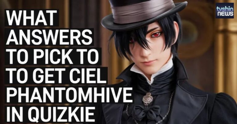 What Answers Yo Pick To Get Ciel Phantomhive In Quizkie Everything You Need To Know